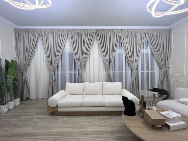 Luxury Blackouts Curtain Living Room Decor